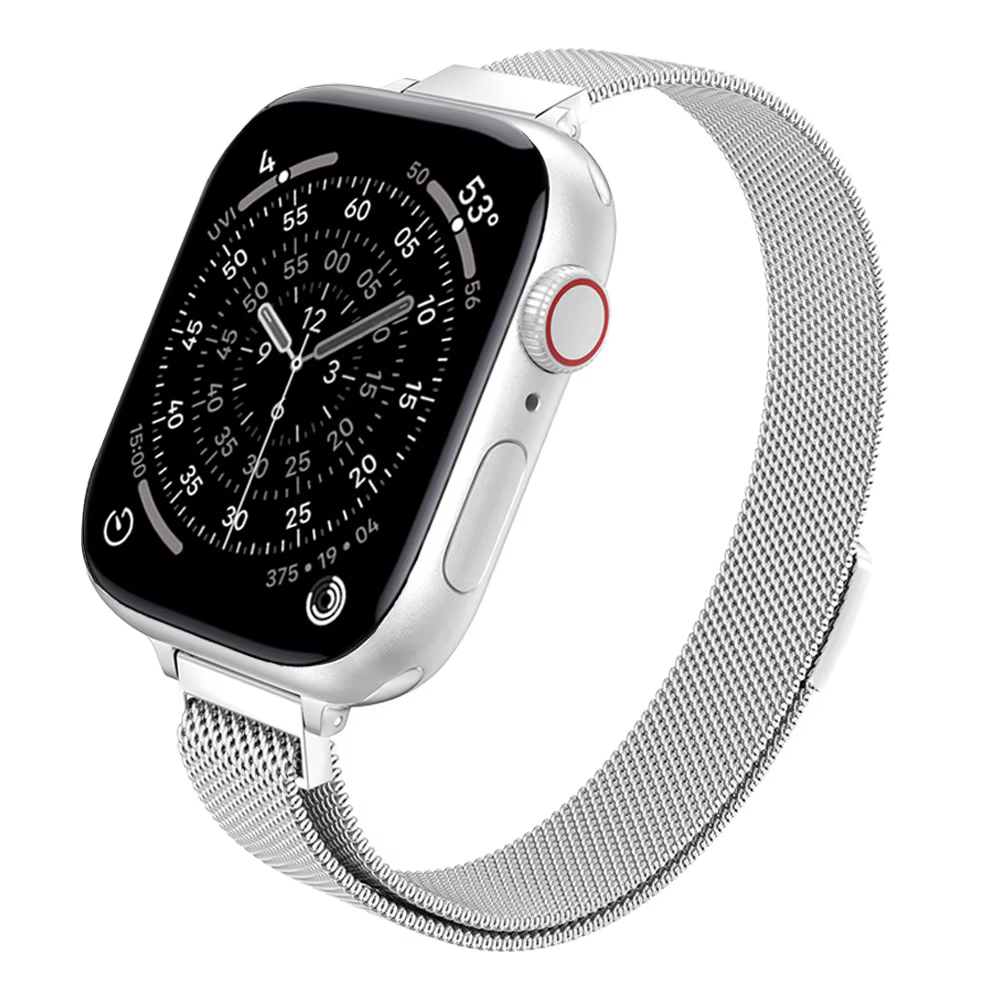 Bracelet Milanese fin pour Apple Watch 44mm 40mm 45mm 49mm 41mm 42mm