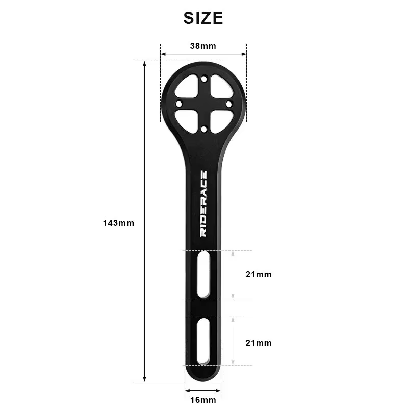 Support pour ordinateur de vélo en alliage d'aluminium CNC