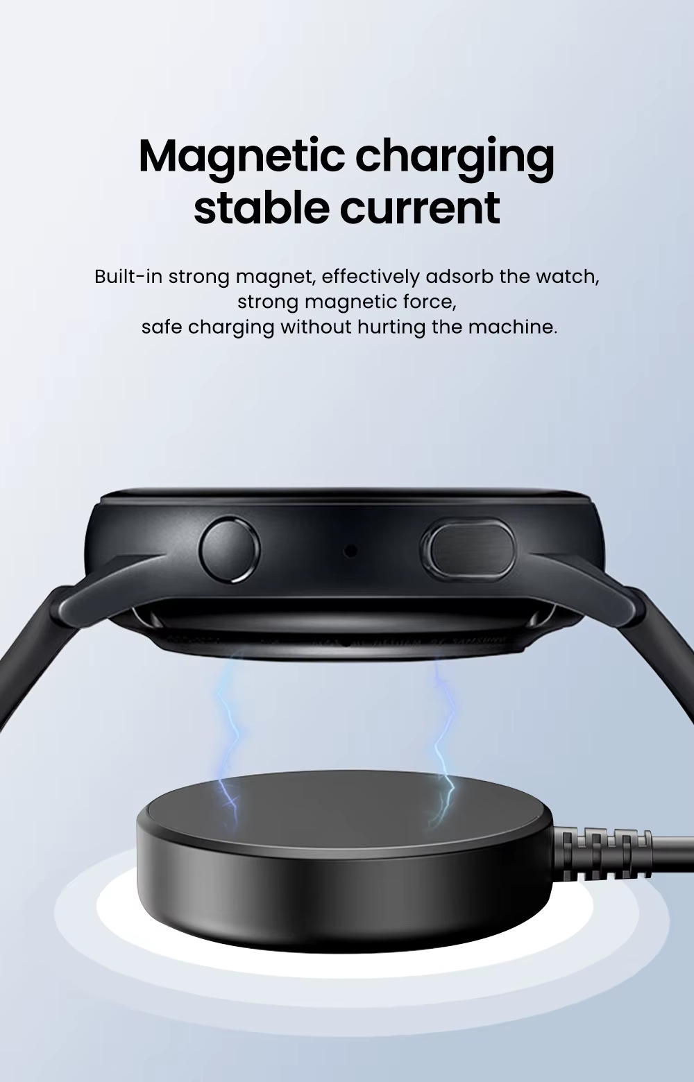 Chargeur de montre Compatible pour Samsung Galaxy Watch 5 Pro 5/4/3 Active 2/1Gear Sport/S3