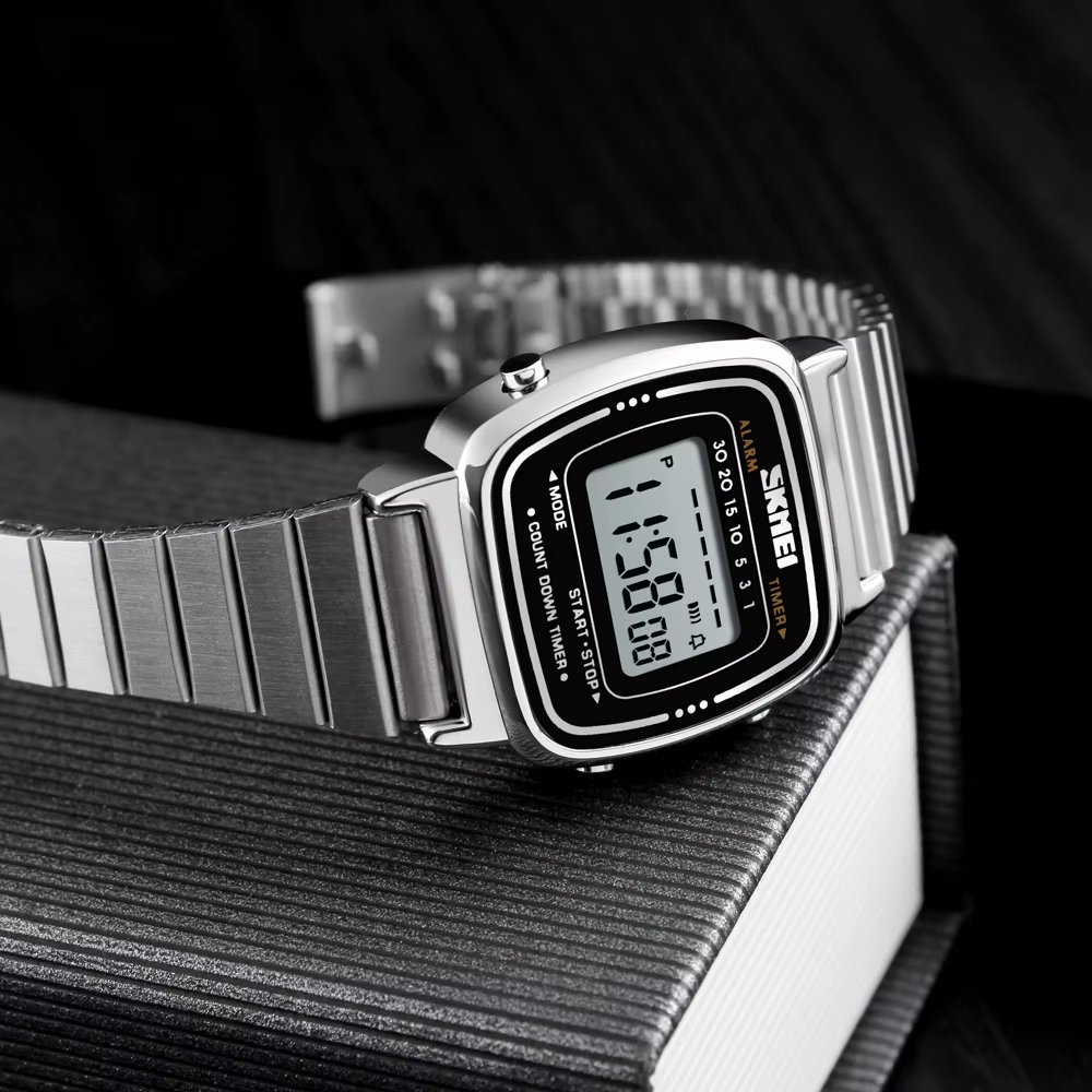 SKMEI 1901 petit cadran montre numérique Relogio Feminino mode Sport