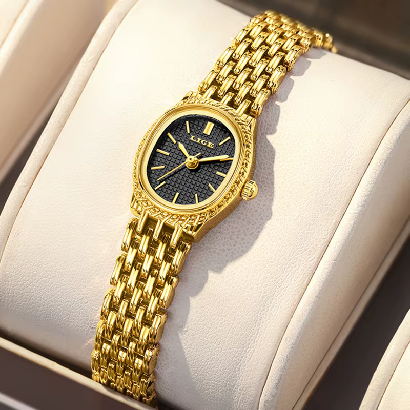 LIGE nouvelles montres à Quartz pour femmes Simple luxe mode élégante femme montre-bracelet étanche montre cadeau pour fille Relogio Feminino