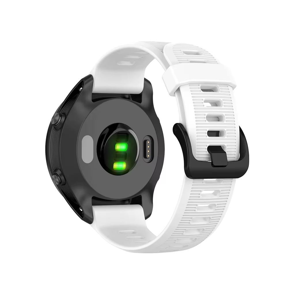 Bracelet de montre en silicone de 22 mm pour Garmin Forerunner 945, compatible avec les modèles Forerunner 970, 965, 955, 935, 745