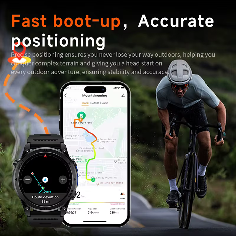 Nouvelle montre connectée GPS tendance pour 2026