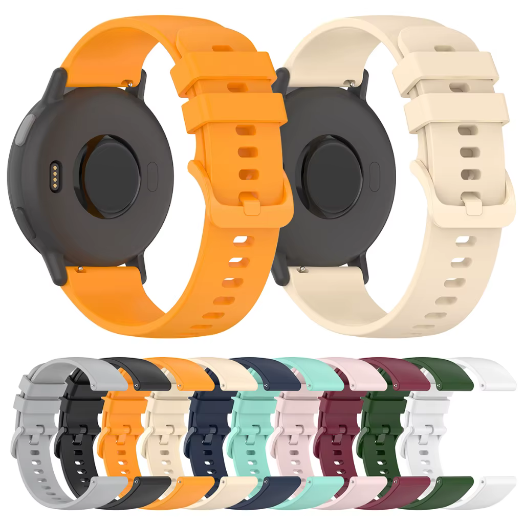 Pour Garmin Vivoactive 5 Bracelet en Silicone 20mm couleur unie