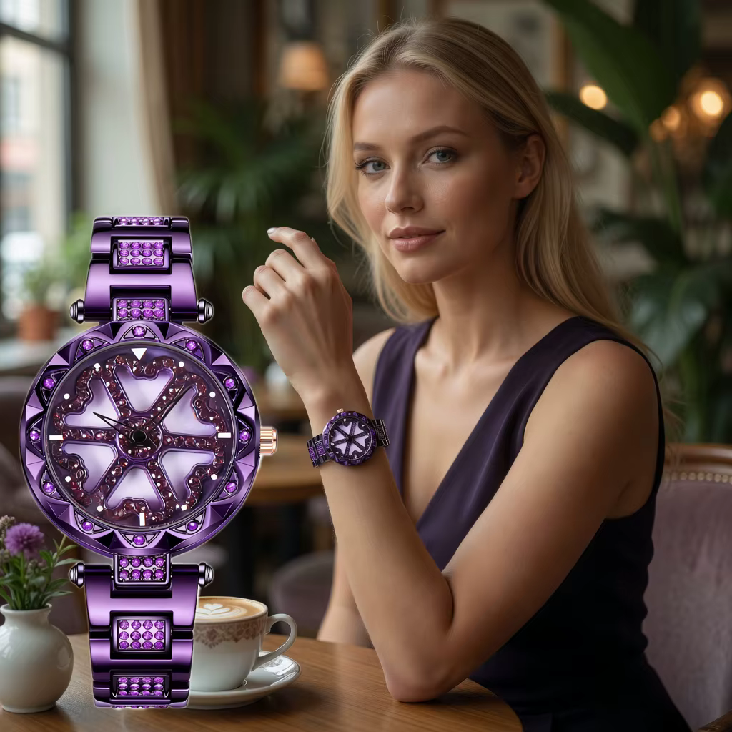 Montre à quartz Binda de luxe pour femme
