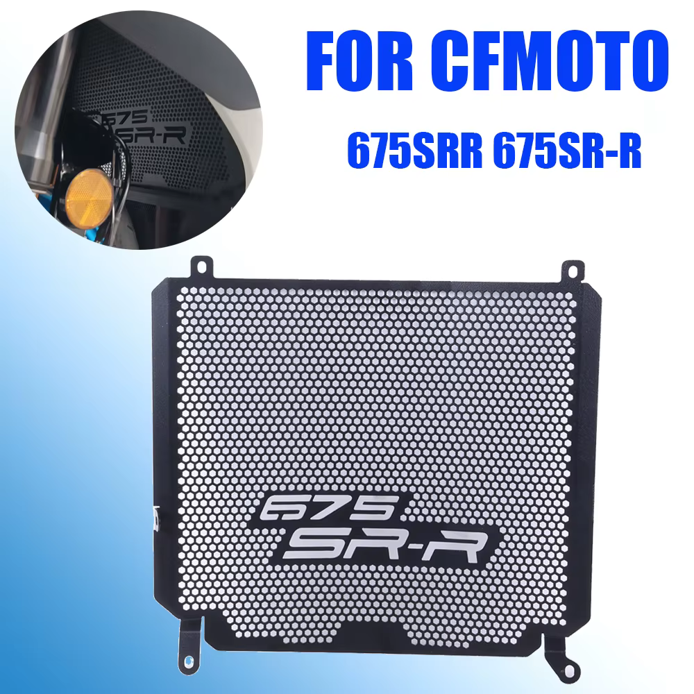 Protection de radiateur pour motos CFMOTO CF MOTO 675SRR 675SR-R 675 SRR 675 SR-R 675 SR 2025 2026