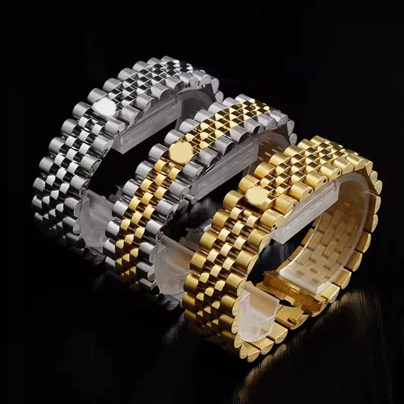 Bracelet de montre en acier pour homme et femme