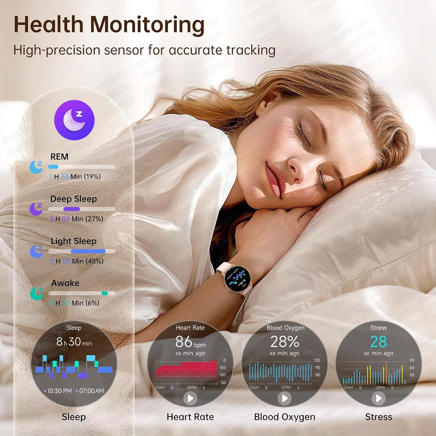 Montres intelligentes pour femmes avec suivi du cycle menstruel