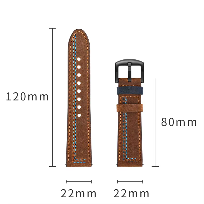 Bracelet de montre en cuir pour Garmin Venu 3