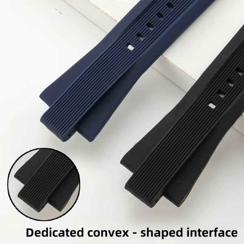 Bracelet de montre en caoutchouc de silicone