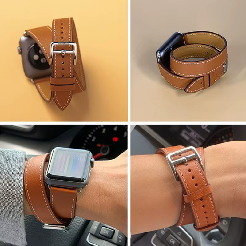 Bracelet Double Tour pour Apple Watch Band