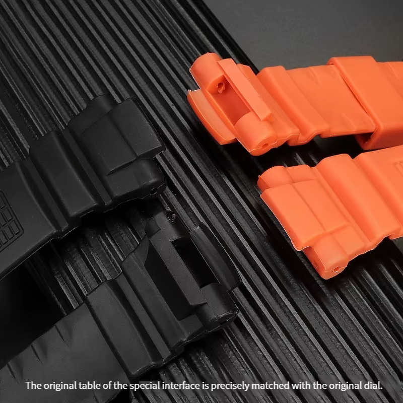 Bracelet de montre en Silicone noir Orange pour Casio G-SHOCK 5121 GW-3500B GW-3000B GW-2000