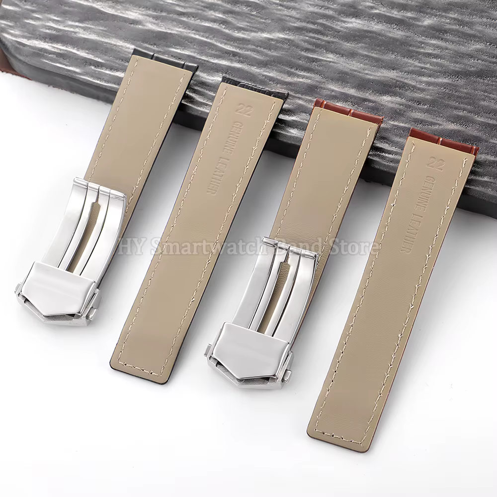 Bracelet de montre en cuir de vache pour Tag Heuer