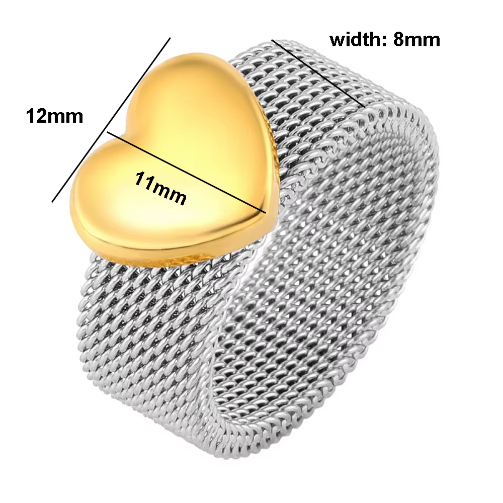 Bracelets en forme de cœur pour femmes et hommes