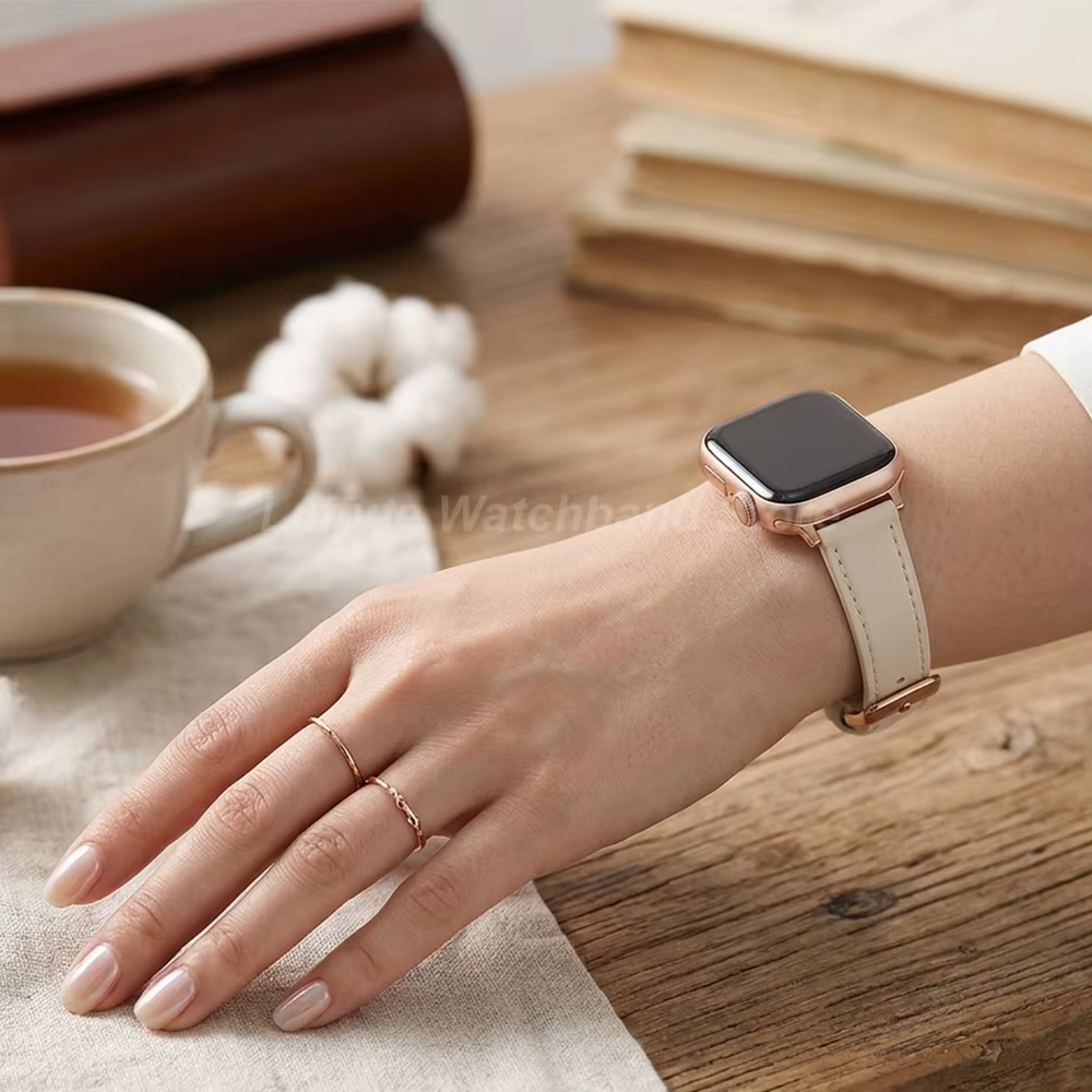 Bracelet de montre en cuir pour femmes
