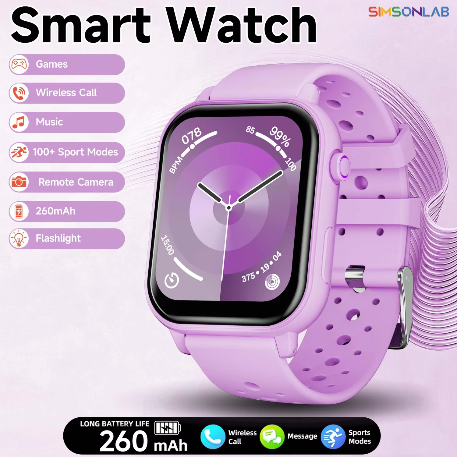 Montre connectée 2026, écran 1