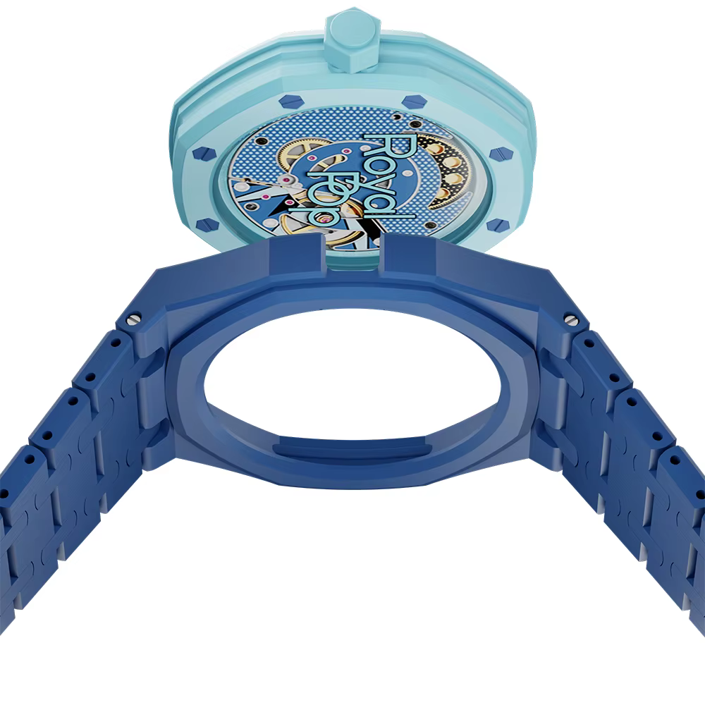 Bracelet en céramique pour la montre Swatch X Audemars Piguet Royal Oak POP en biomatériaux