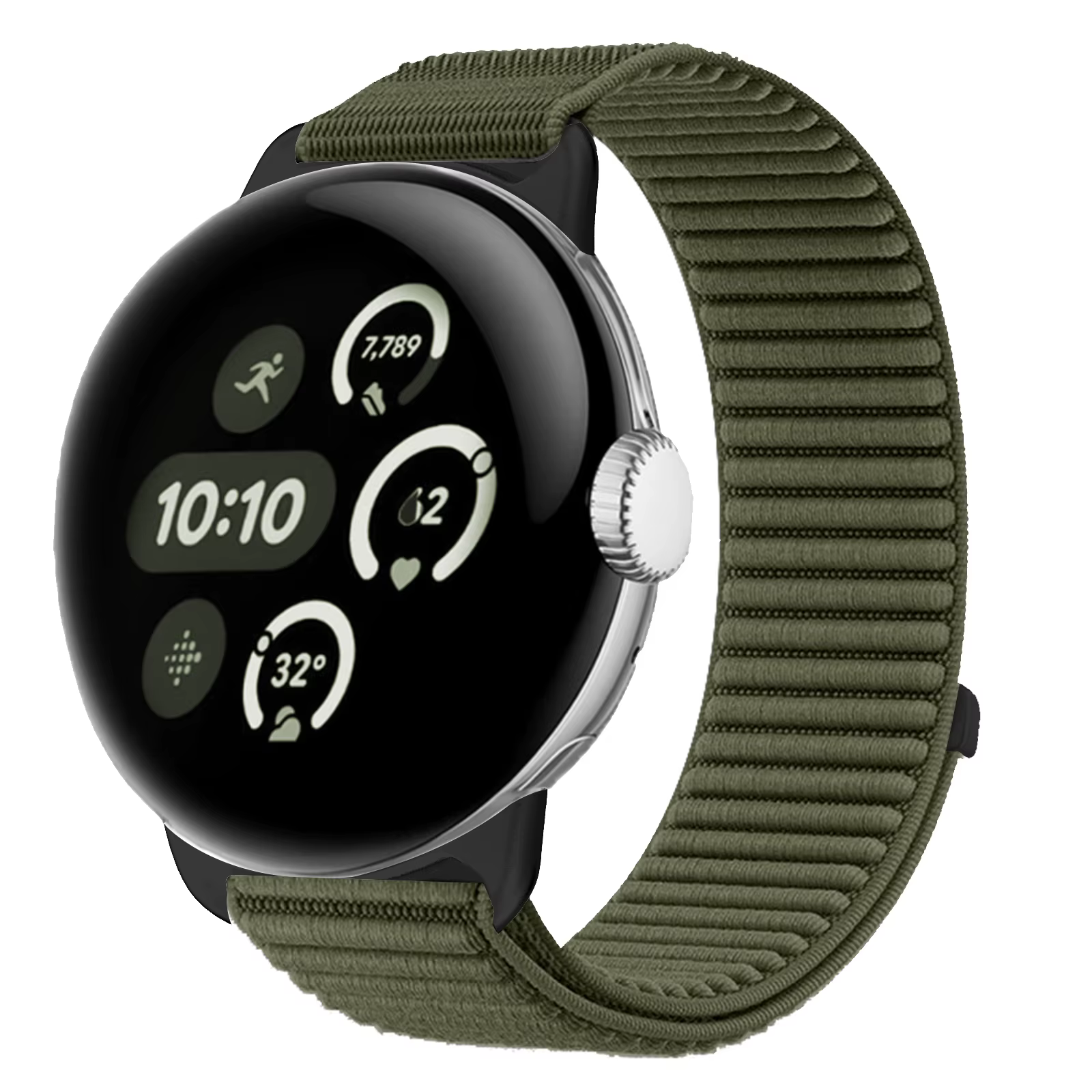 Bracelet en nylon pour Google Pixel Watch 4/3 45mm 41mm