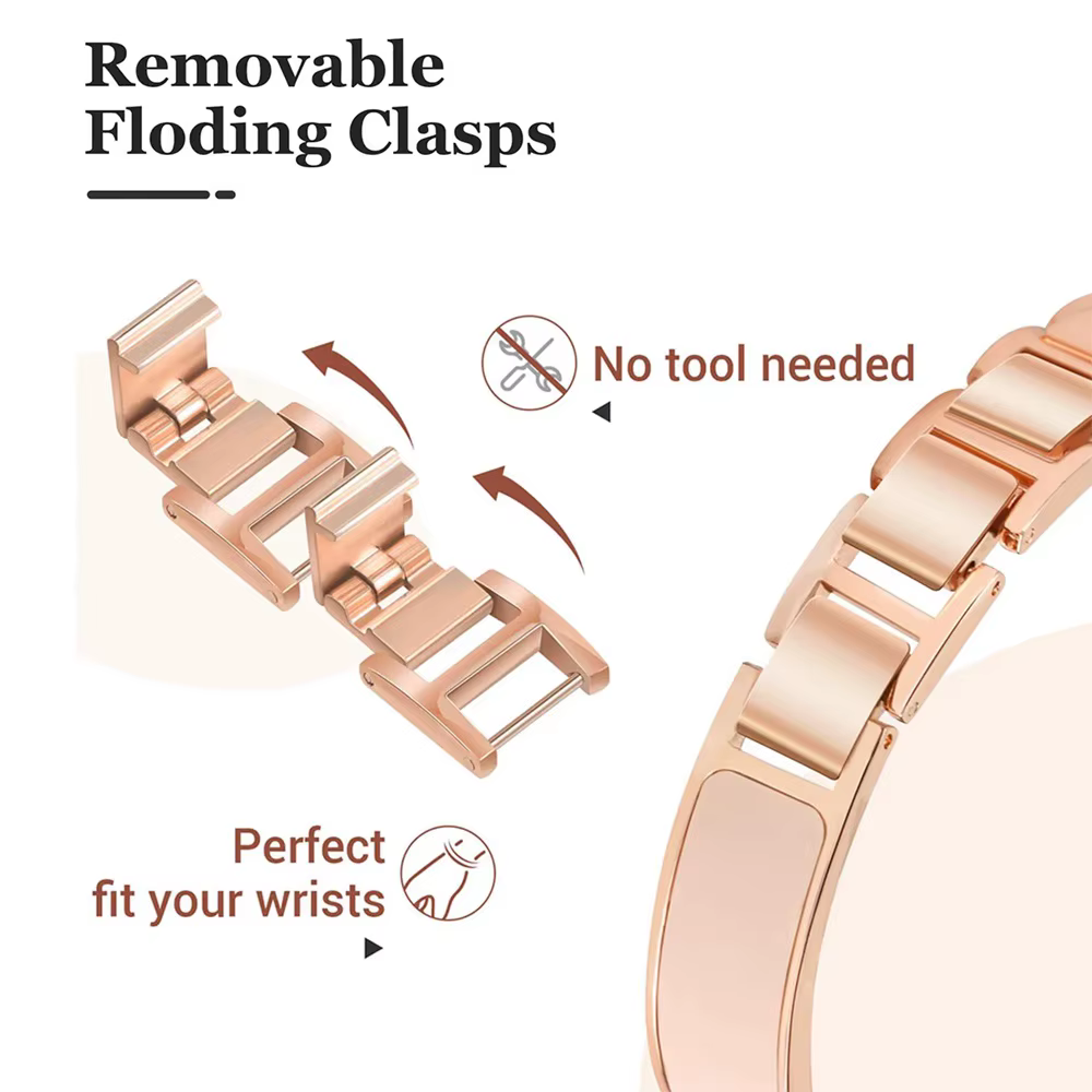 Bracelets de montre en émail fins pour Apple Watch 38 40 41 42 44 45 46 49 mm