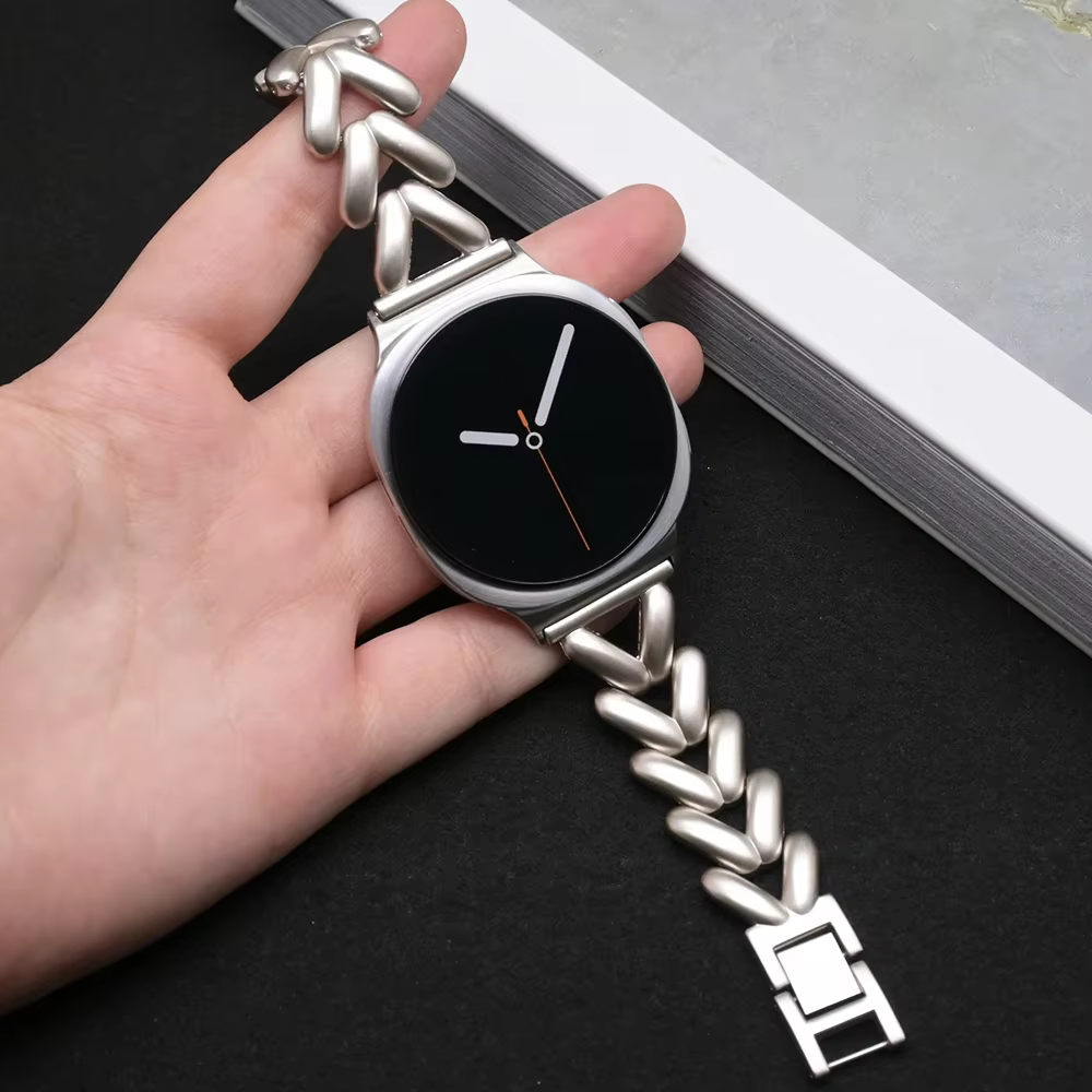 Bracelet de montre de luxe pour Samsung Galaxy Watch 8 40mm 44mm femmes