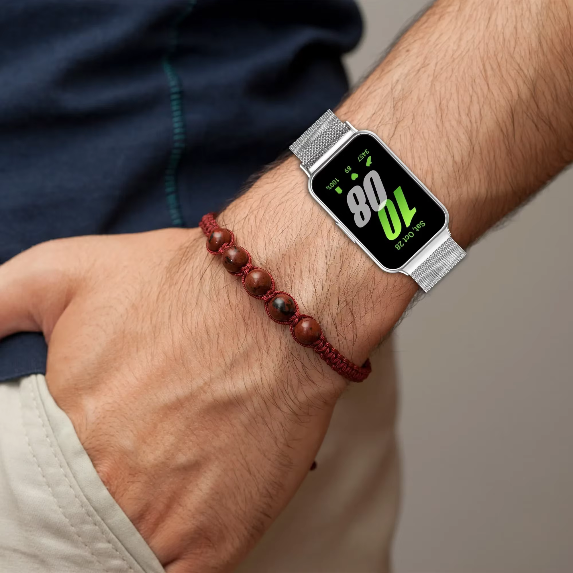 Bracelet milanais pour Samsung Galaxy Fit 3