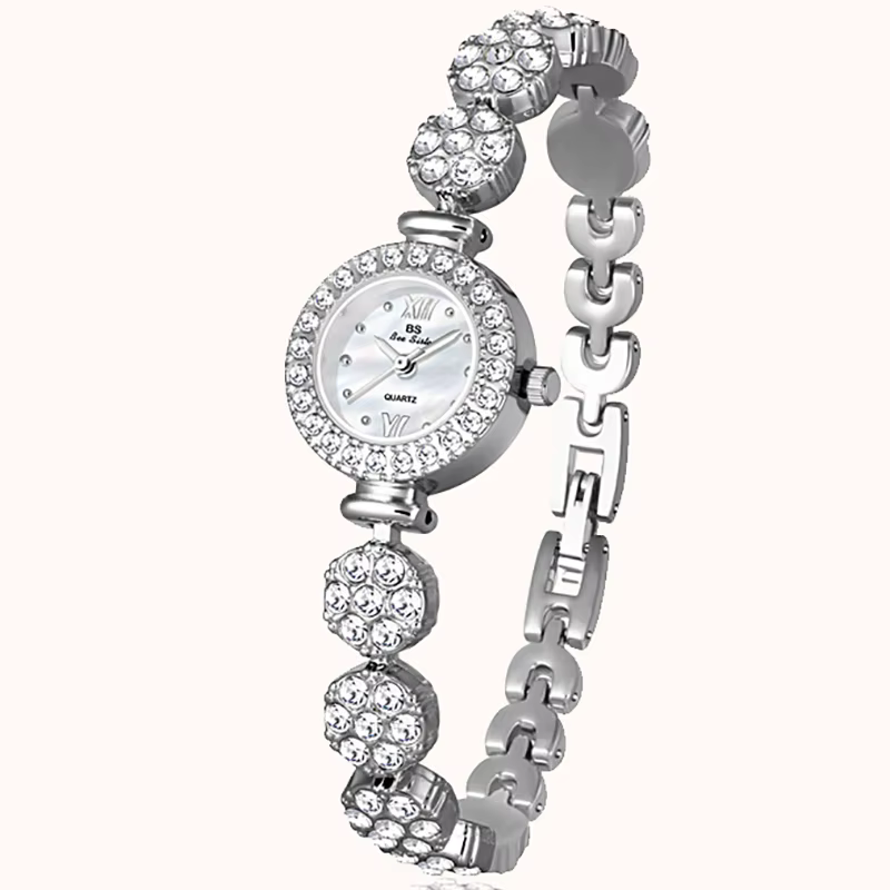 Montres-bracelets de luxe pour femmes, marque supérieure, quartz doré, or, biscuits uniques, bracelet en acier, cadeau pour dames, 2025