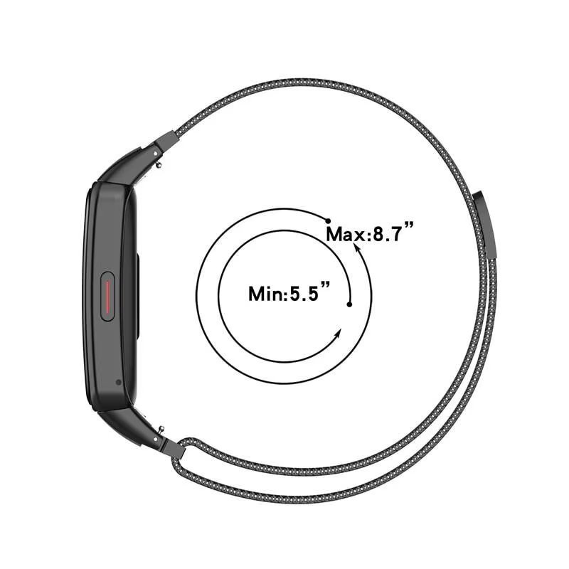 Bracelet à boucle magnétique pour Huawei Band 6/6 Pro/7/8