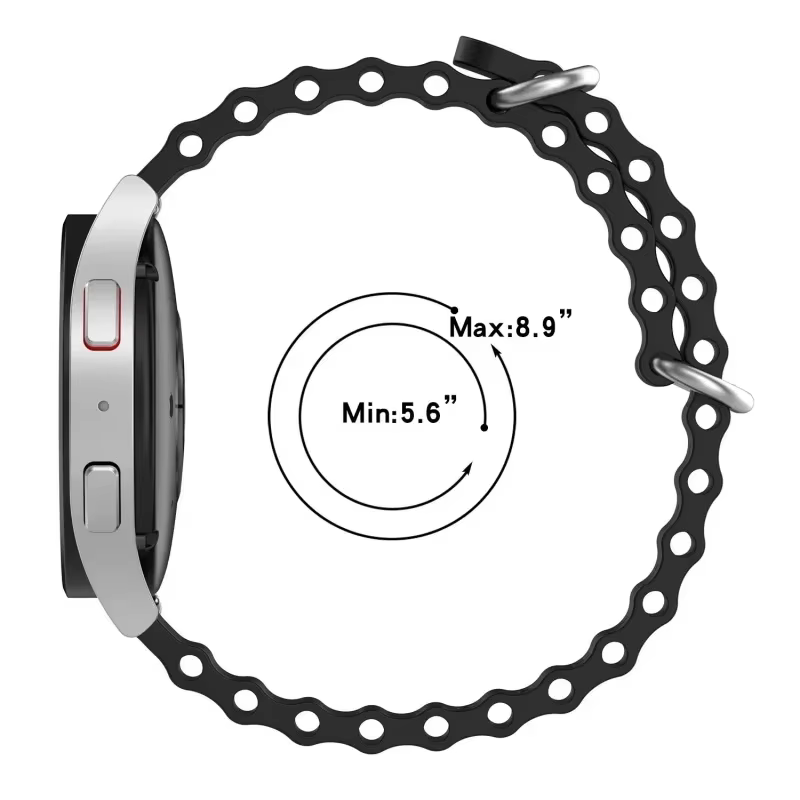 Bracelet Ocean Band 20mm 22mm pour Suunto Nautic S/Race 2/Vertical 2 1