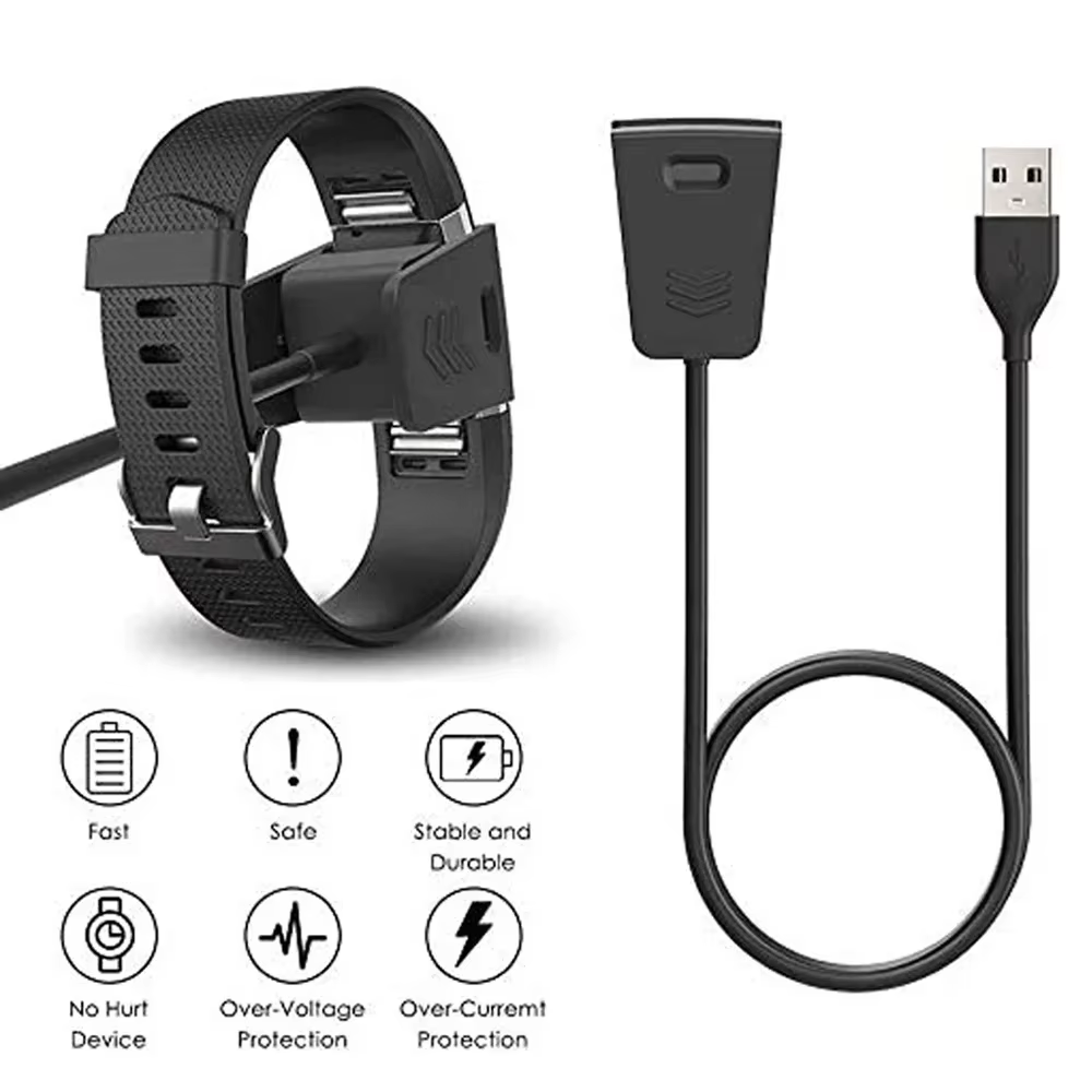 Cordon de chargeur USB de remplacement pour Fitbit Charge 2
