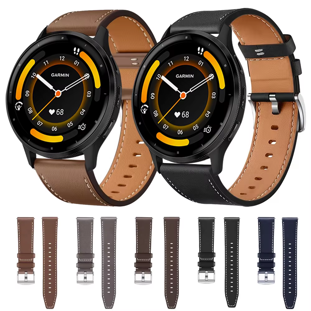 Bracelet de montre intelligente en cuir