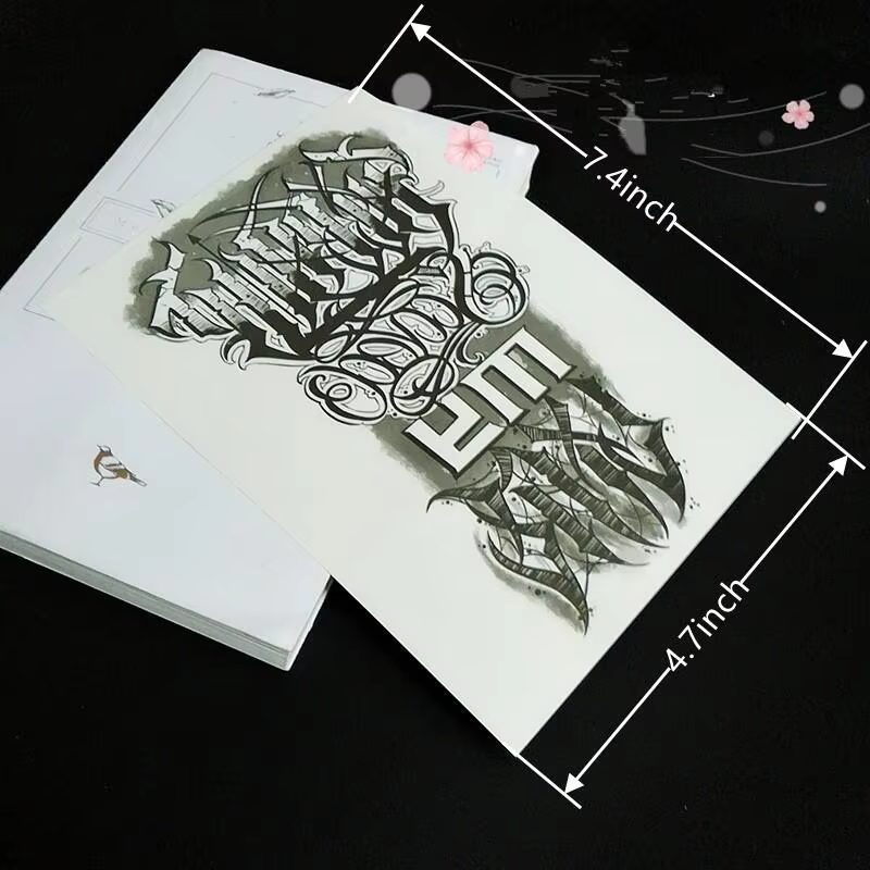 Autocollant de tatouage de bras, tatouages temporaires sympas