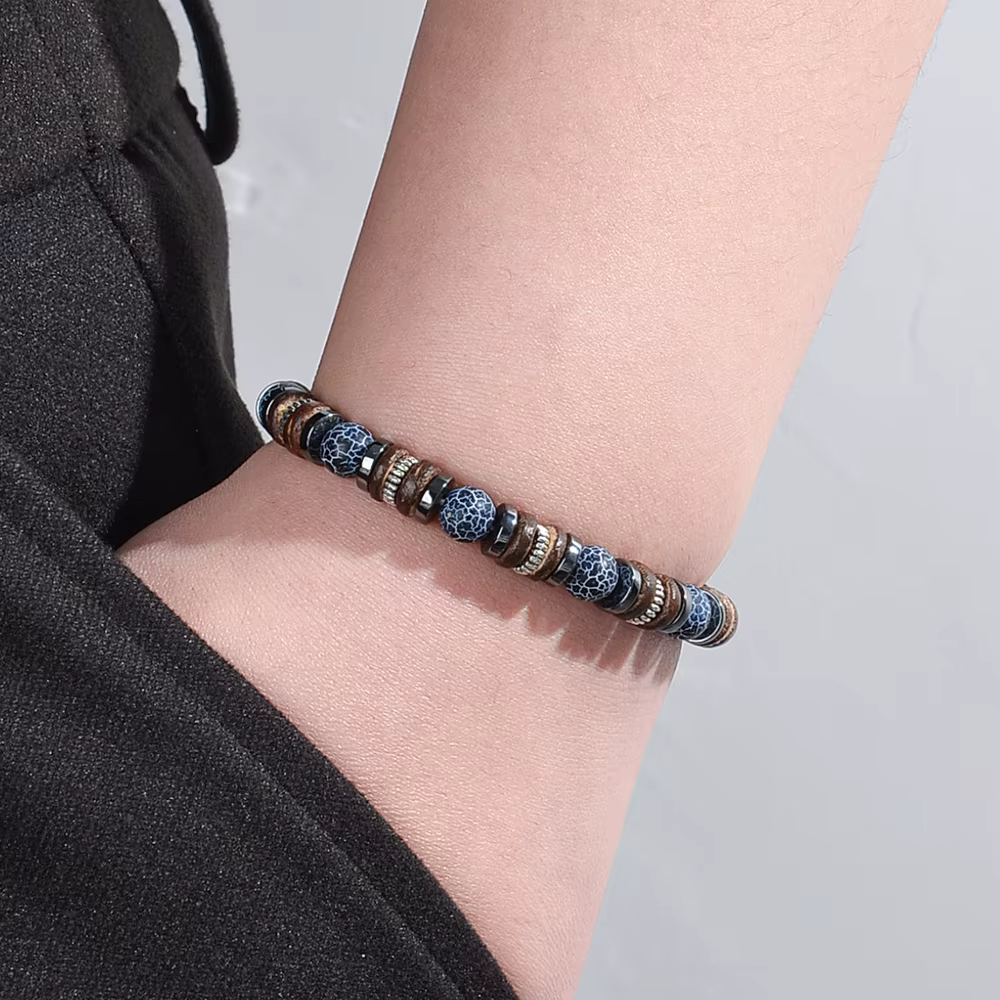 Bracelet de protection d'équilibre de pierres précieuses naturelles, bracelet de perles de cristal spirituel, bracelet qui favorise l'auto-acceptation