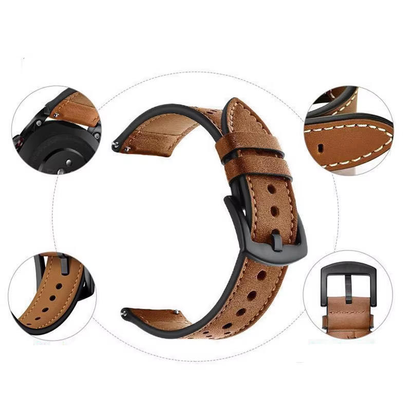 Bracelet en cuir pour Garmin Venu 3 2 Plus SQ SQ2