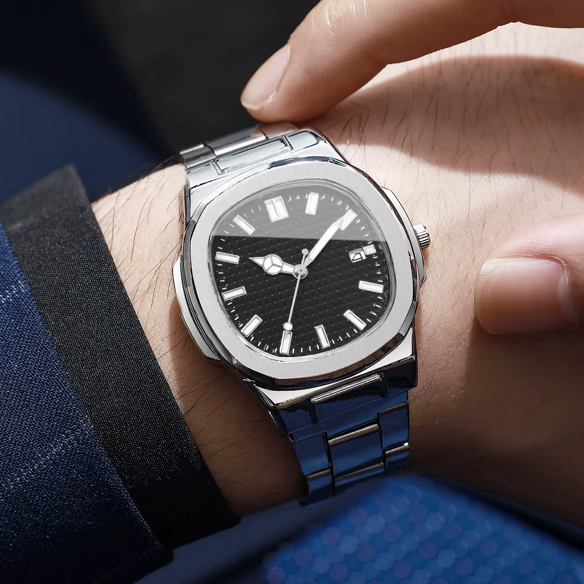 Montres de luxe carrées pour hommes