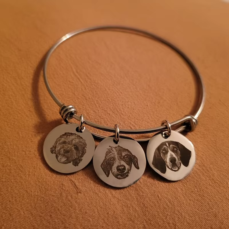 Bracelet personnalisé avec avatar d'animal de compagnie