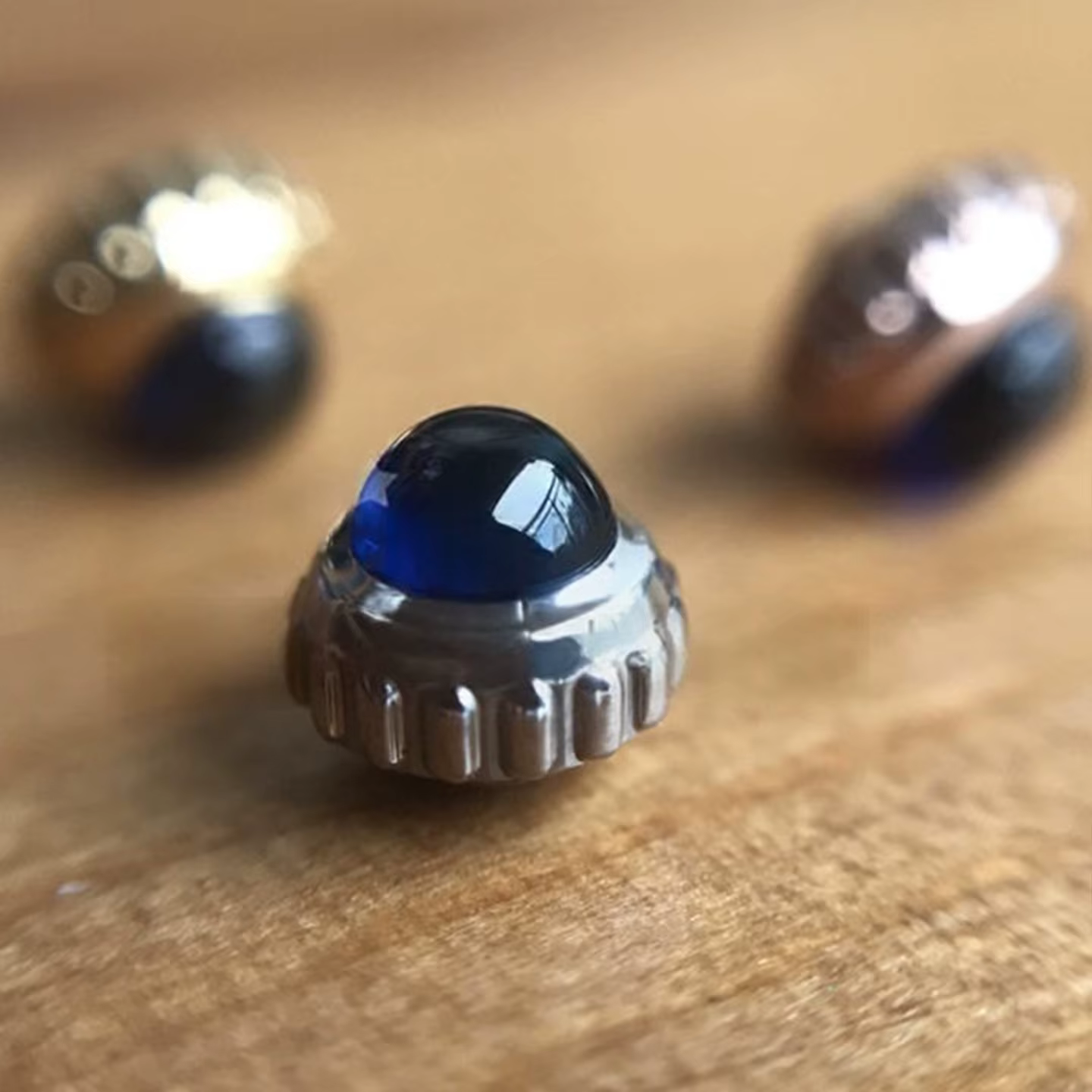 Couronne en saphir cabochon pour montre automatique Cartier London Tank 29mm 36mm 42mm