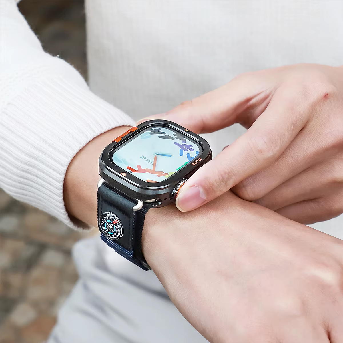Boîtier métallique Anti-chute pour Apple Watch Ultra 3/2/1 49mm