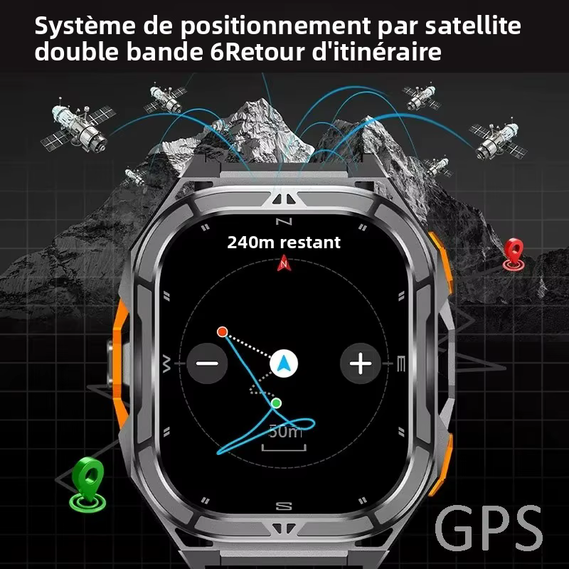 Montre connectée de luxe AMOLED