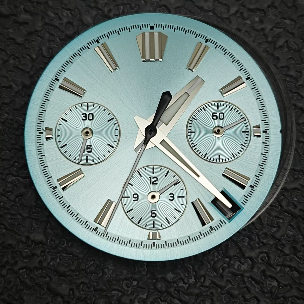 Cadran de montre VK63 29.5mm bleu glace lumineux BGW9