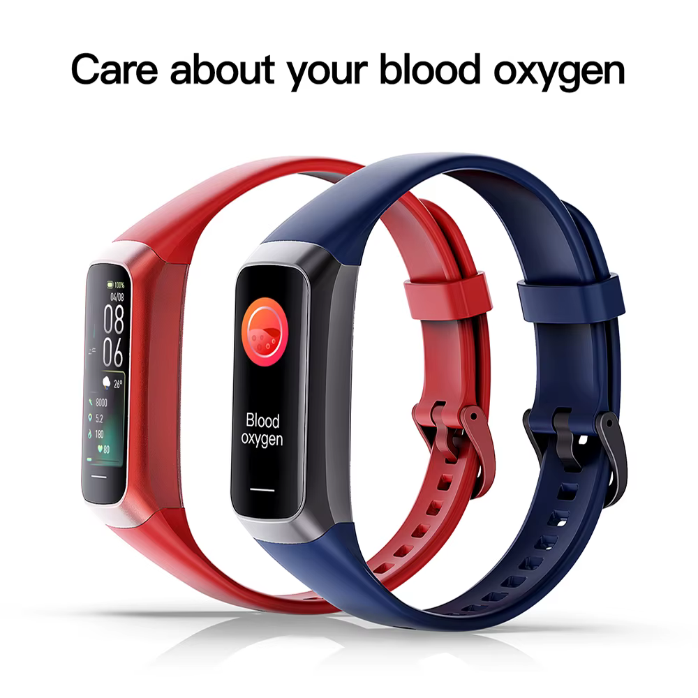 Montre connectée AMOLED avec moniteur de température corporelle