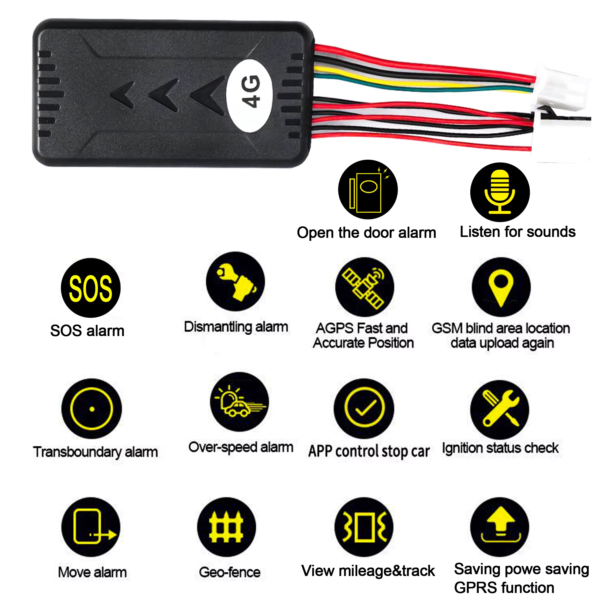 Traceur GPS 4G pour véhicule