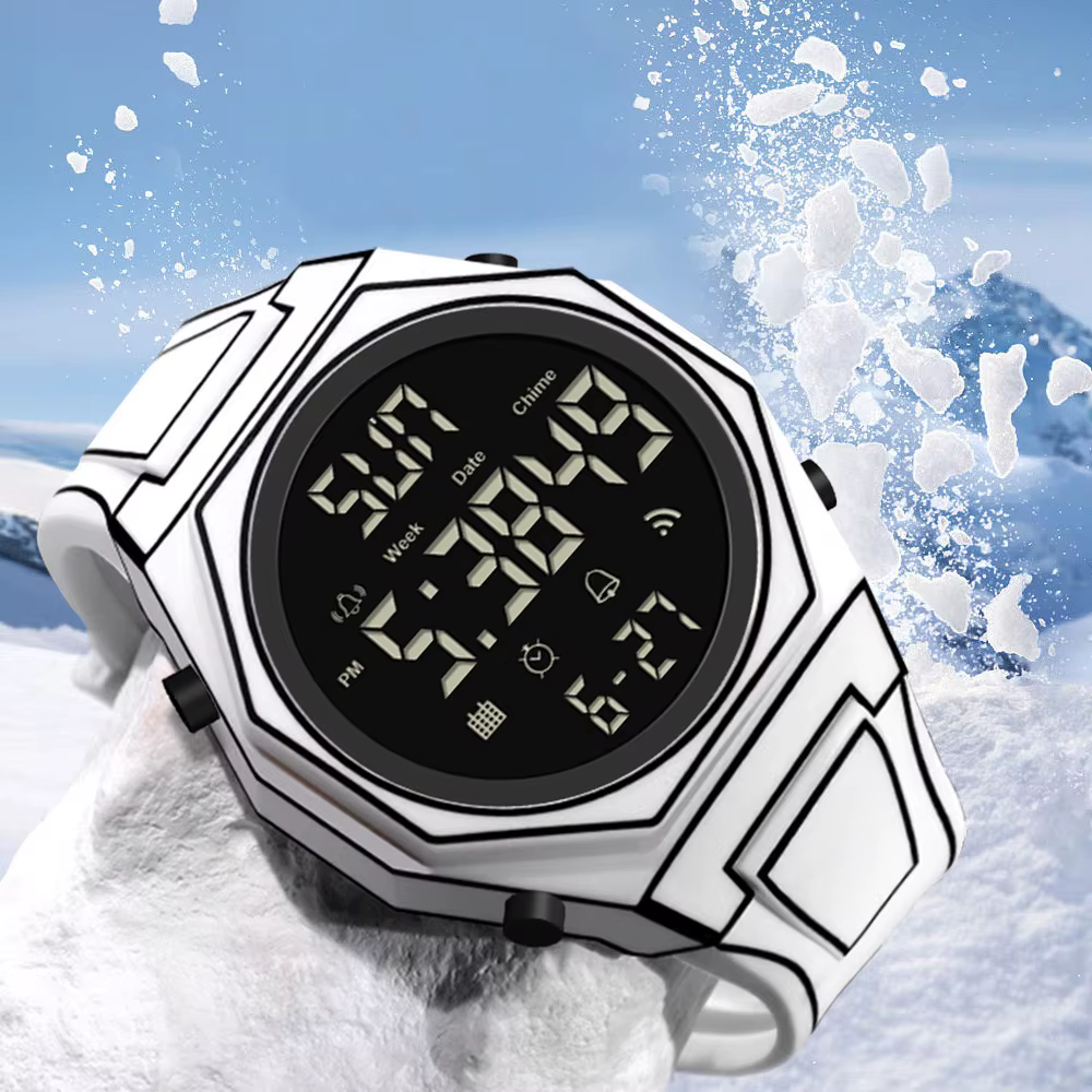 Montre d'athlétisme créative