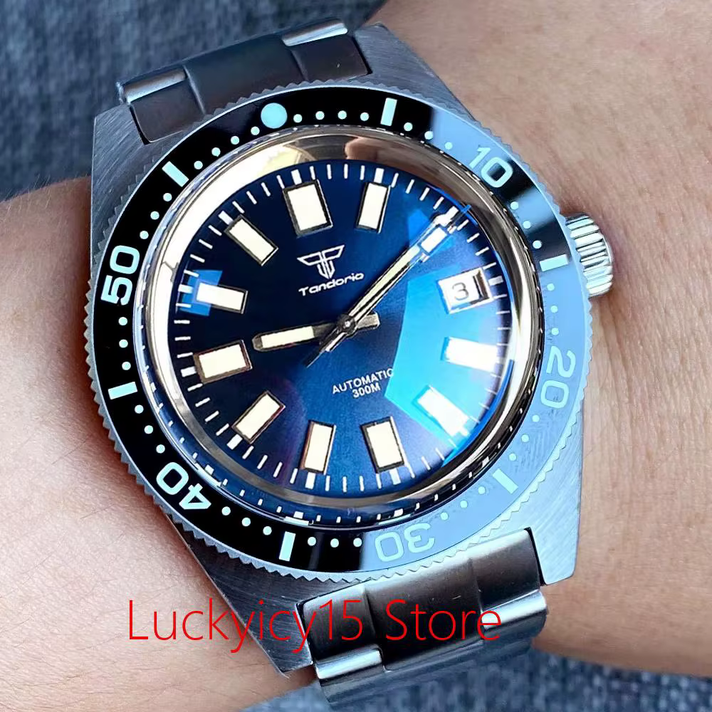 Montres mécaniques de style Tandorio 62mas pour homme