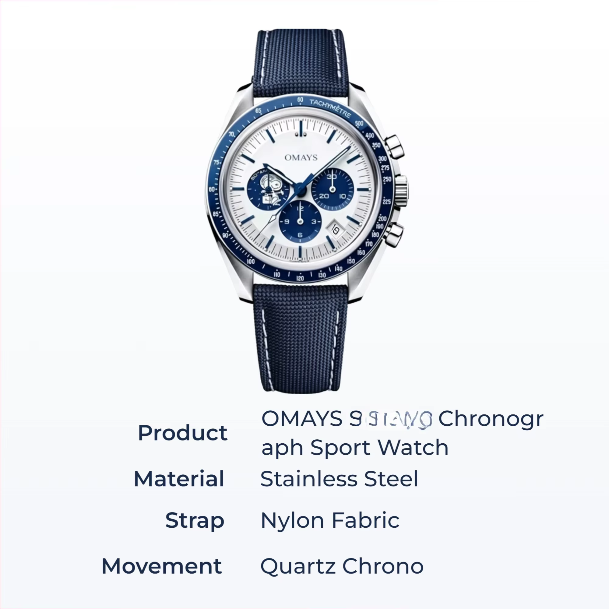Montre chronographe pour homme 2026OMAYS