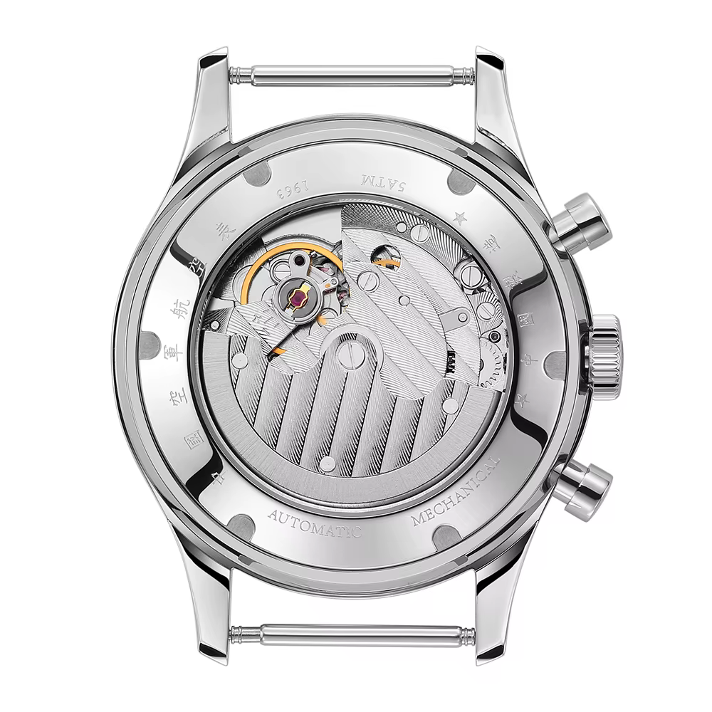 SEAKOSS 1963 Seagull ST1654 mouvement automatique montre-bracelet mécanique 24H affichage Air Force Aviation pilote calendrier montres pour hommes