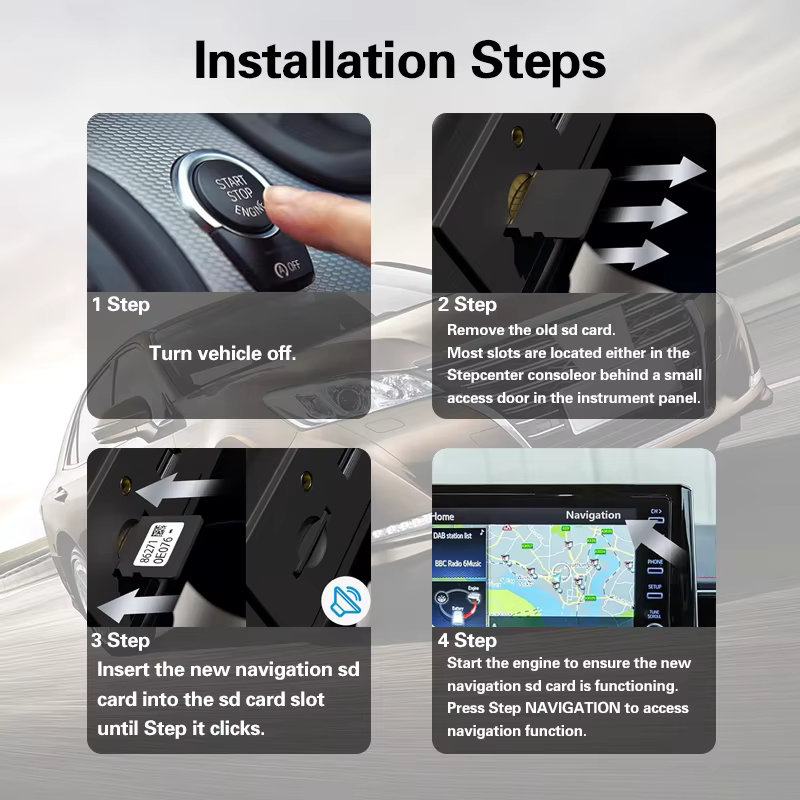 Carte SD de navigation Garmin pour Mercedes GLC C E V X-class