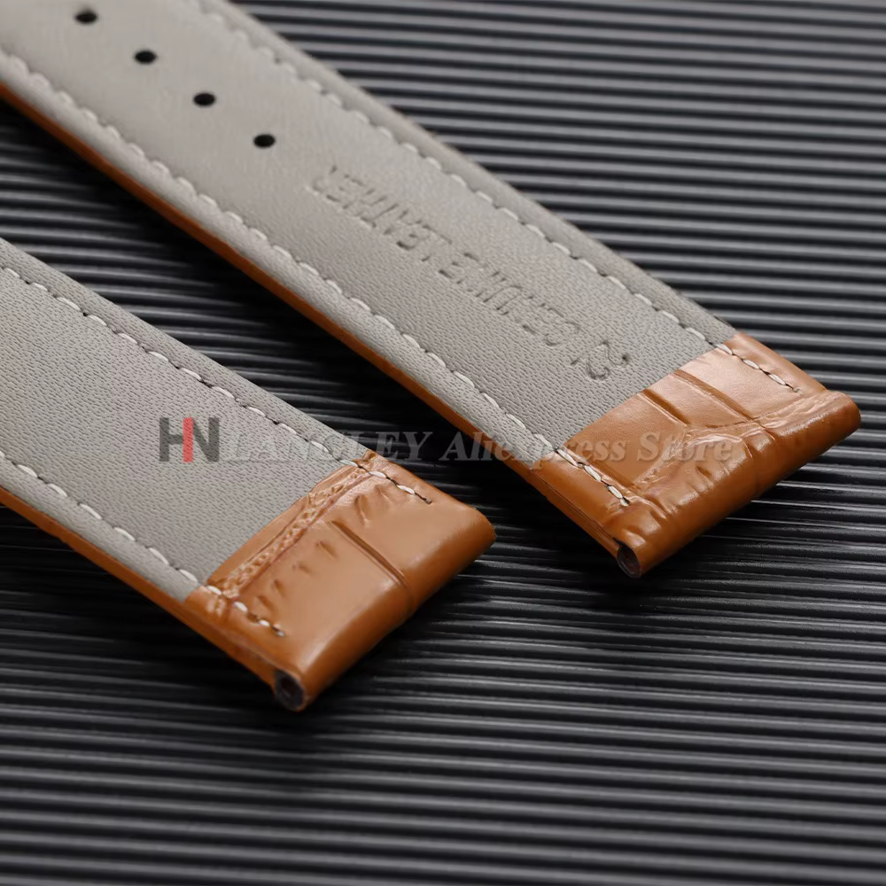 Bracelet de montre en cuir véritable