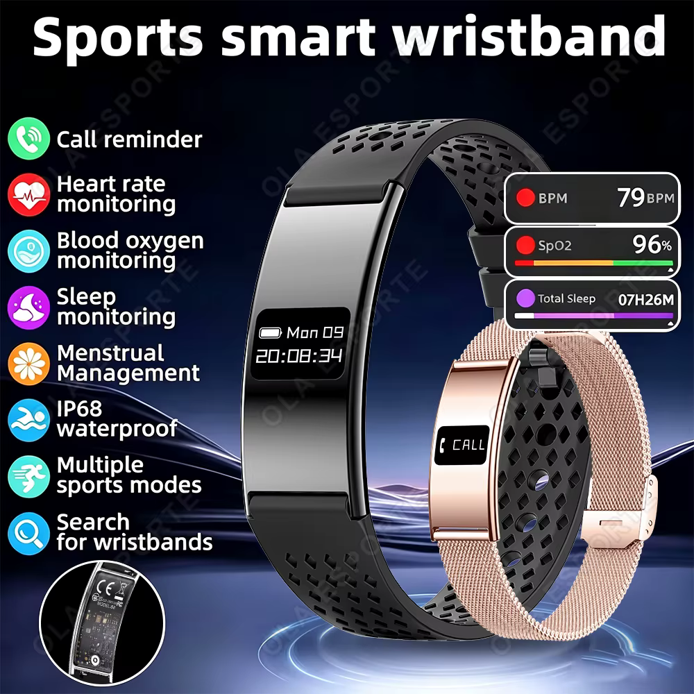 Nouvelle montre connectée ultra-fine pour hommes
