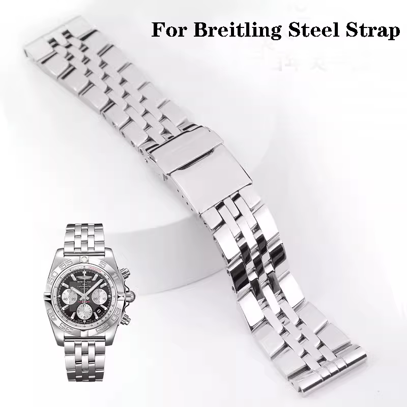Bracelet de montre en acier inoxydable massif