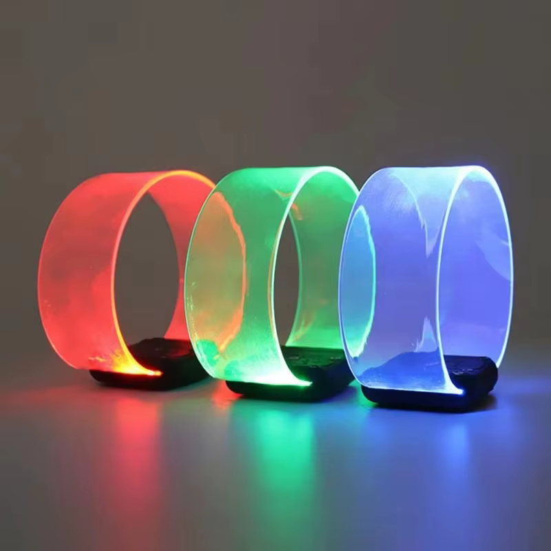 Bracelet à piles LED électroluminescentes
